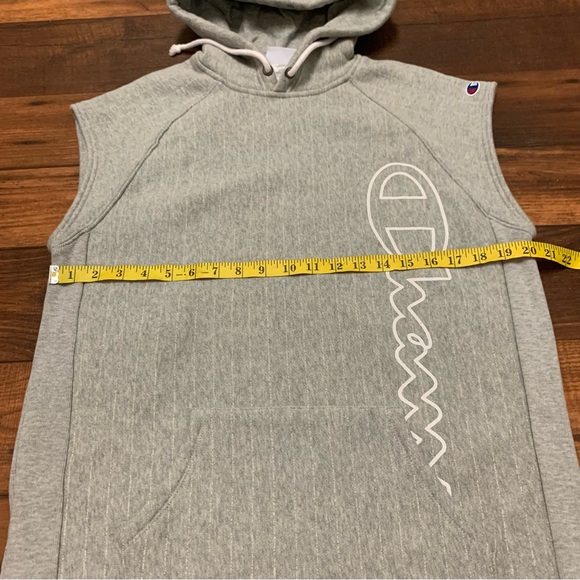 CHAMPION Dress Womens Size L Reverse Weave Hoodie Gray Pullover Sweatshirt - Picture 7 of 9